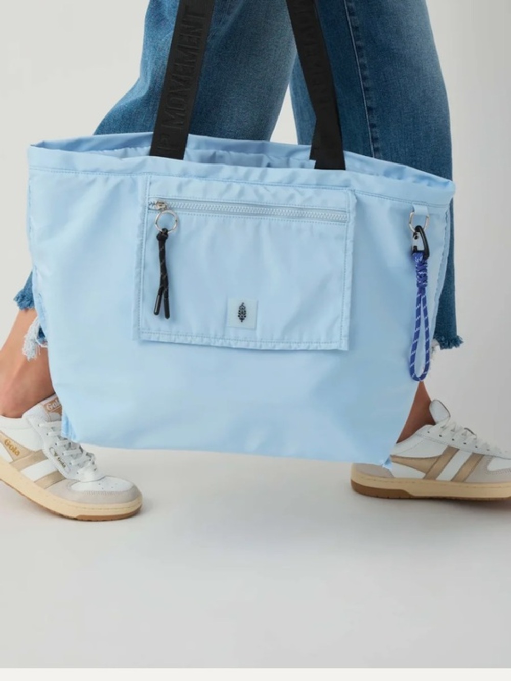 Free People • Home Team Tote Blue NWT